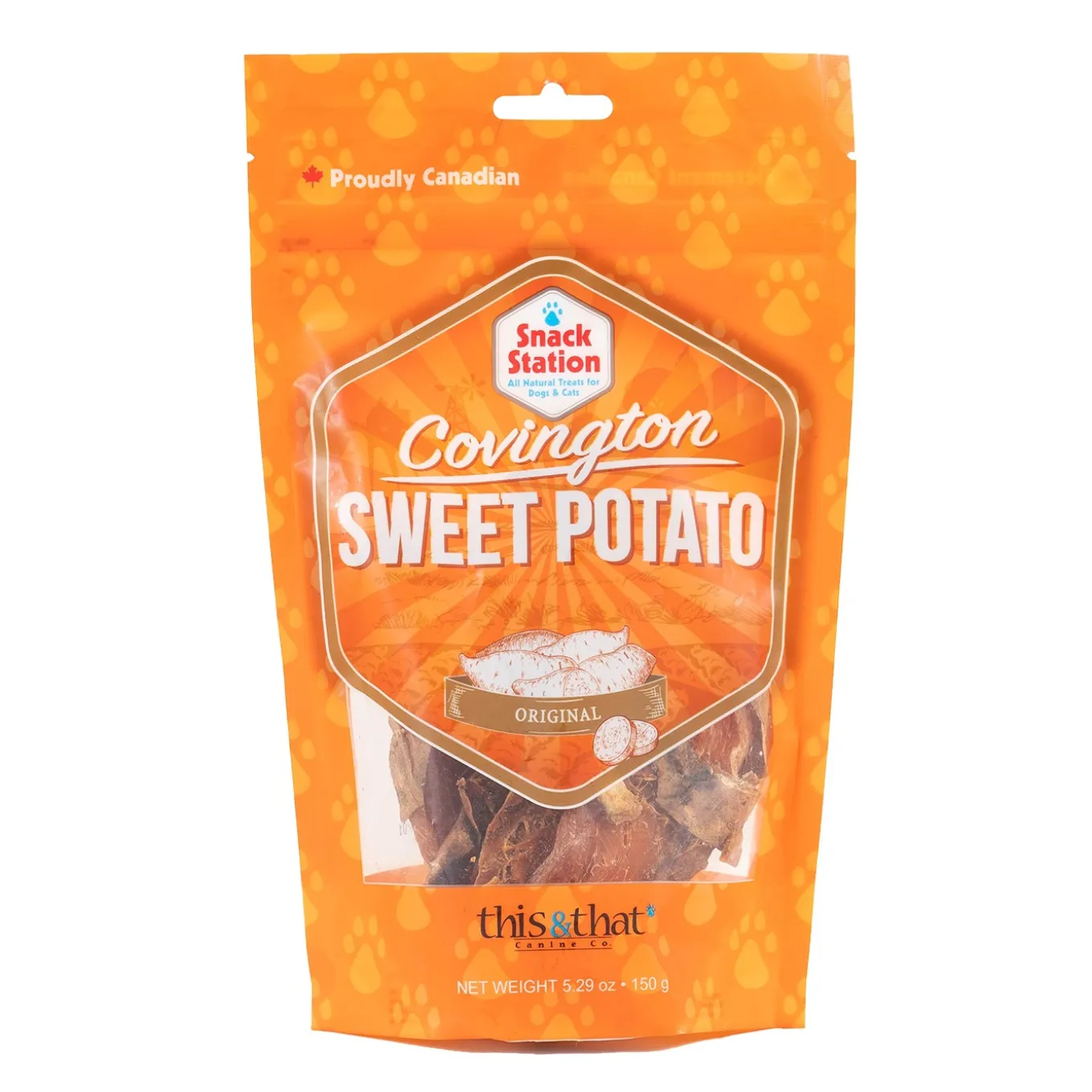 This & That Sweet Potato Dog Chews 150 g