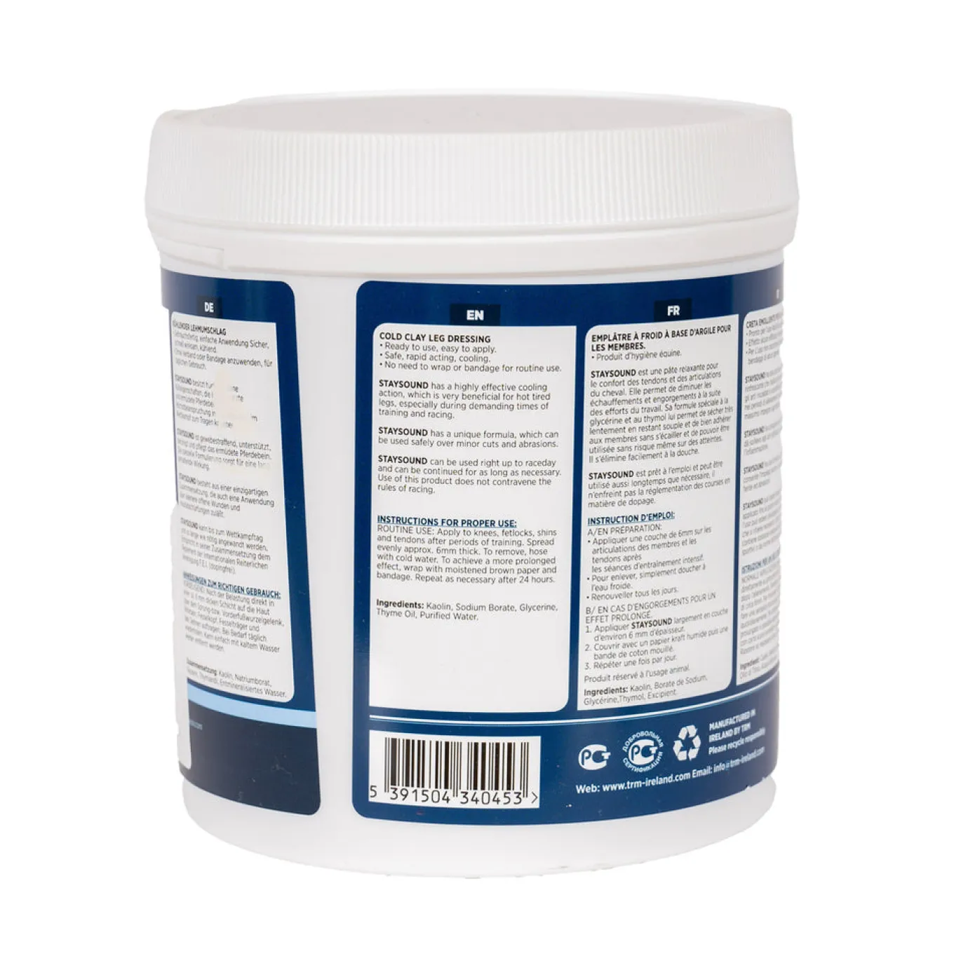 TRM Staysound Leg Clay 1.5 kg