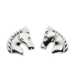 Trojan Horsehead Earrings