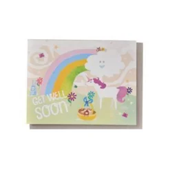 Unicorns & Rainbows Get Well Greeting Card