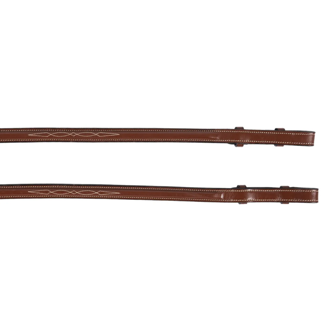 Val du Bois Fancy Stitched Raised Laced Reins