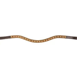 Val du Bois Gold Crystal Wave Browband