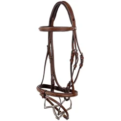 Val du Bois Padded Fancy Stitched Bridle W/ Removable Flash