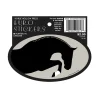 Vinyl Window Decal - Hunter W/ Chrome