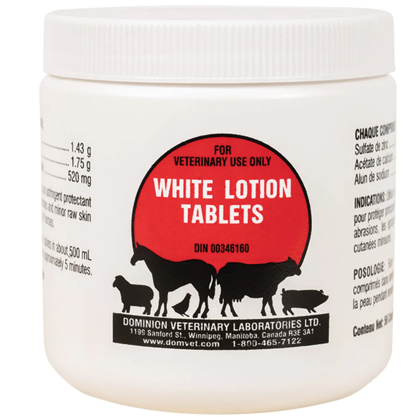 White Lotion Tablets - 50 Tablets
