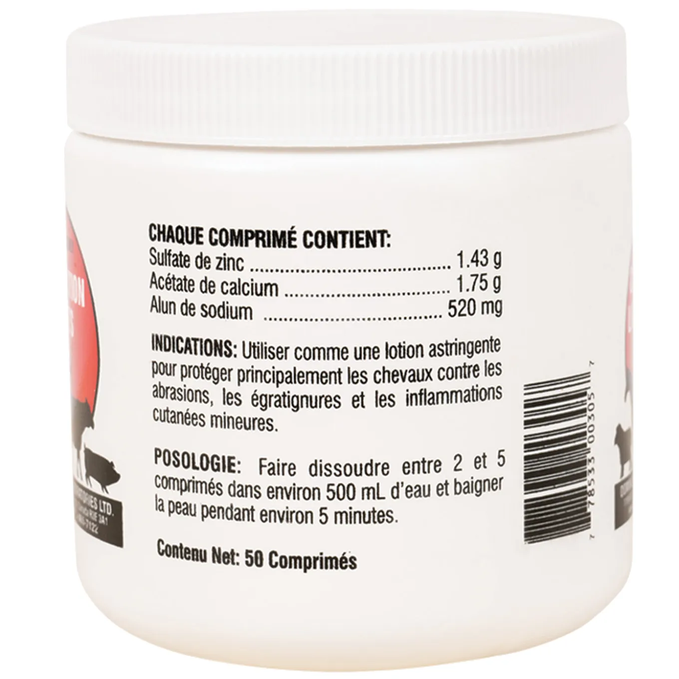 White Lotion Tablets - 50 Tablets